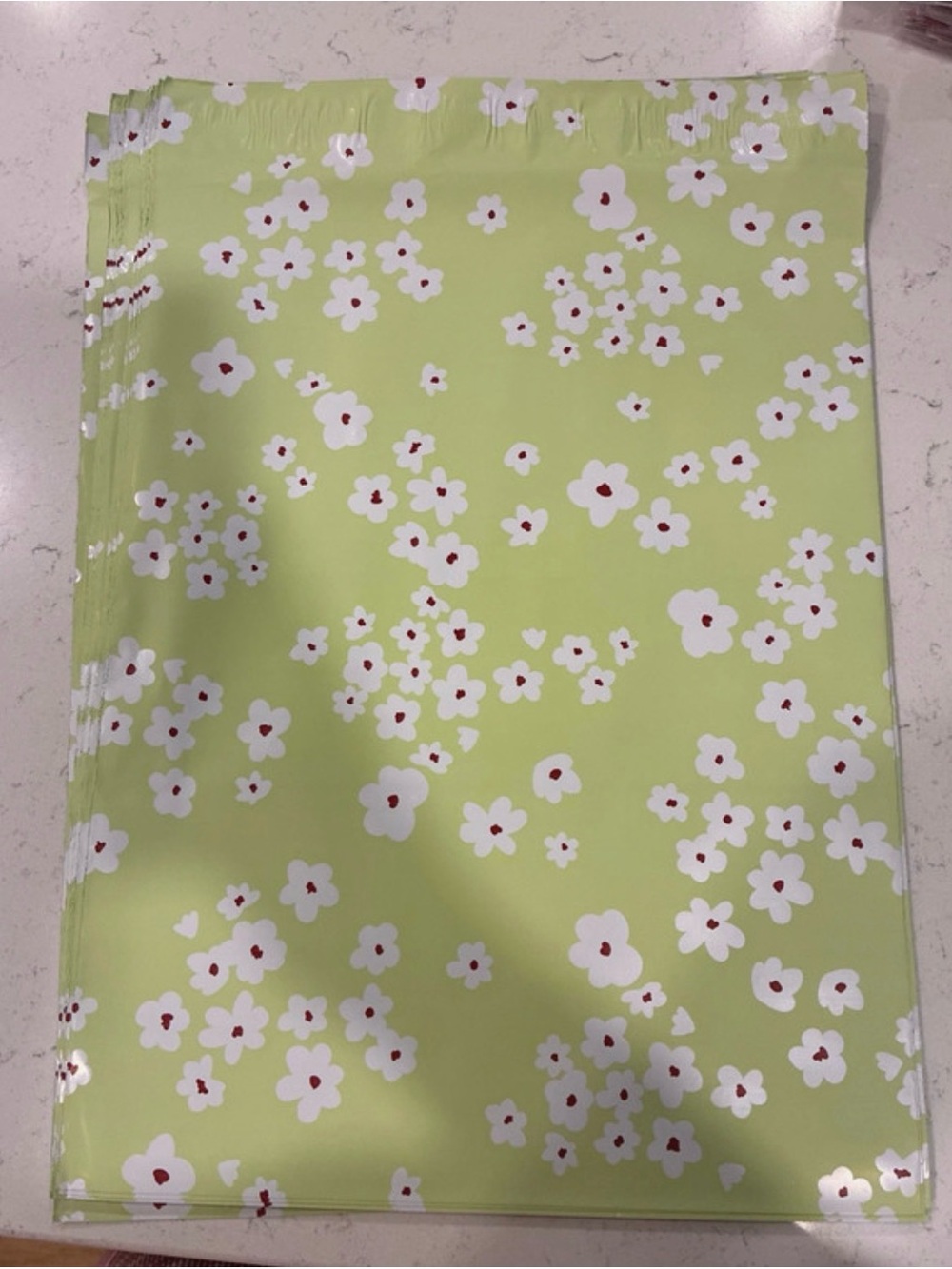 Floral Print Polymailer - pack of 100 - 10x13